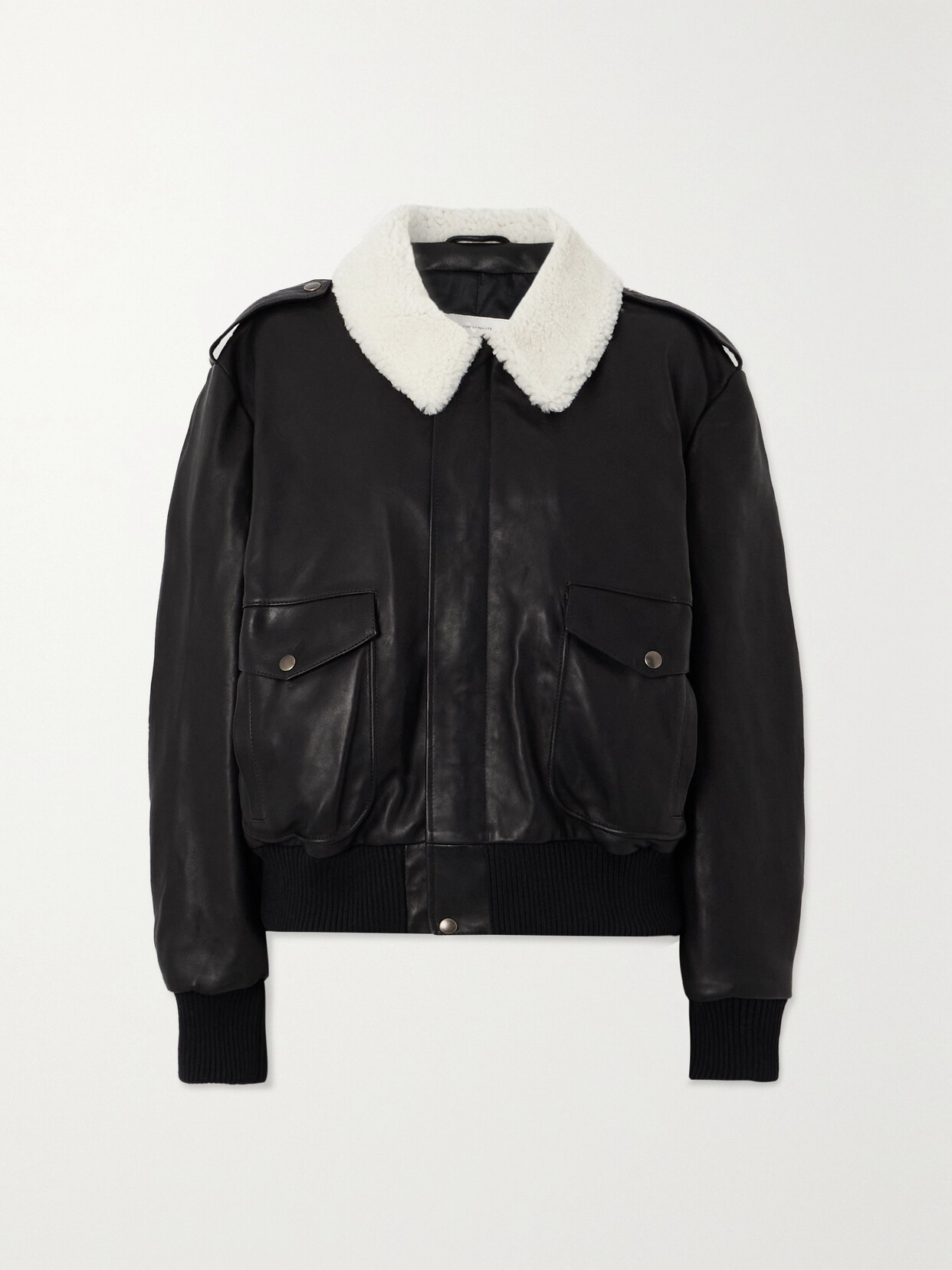 Giuliva Heritage - Tom Shearling-trimmed Leather Jacket - Black