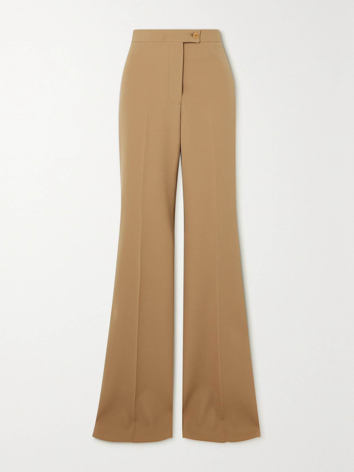 Giuliva Heritage Laura Wool Wide-leg Pants In Neutrals