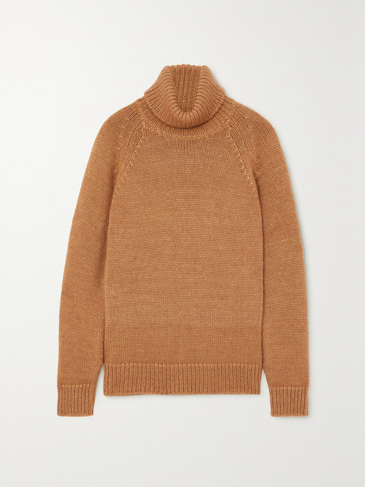 Giuliva Heritage - Armando Silk, Mohair And Cashmere-blend Turtleneck Sweater - Brown