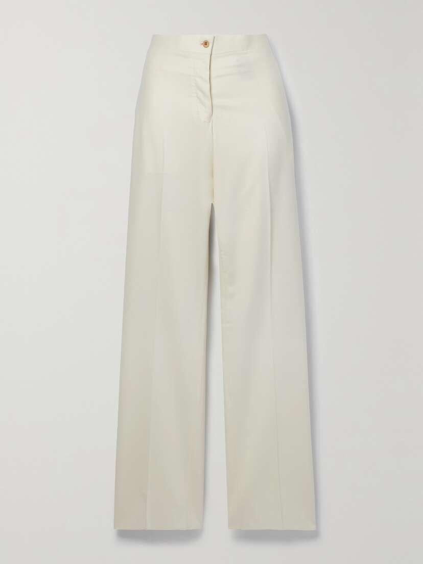 Giuliva Heritage The Janice Wool-twill Straight-leg Pants