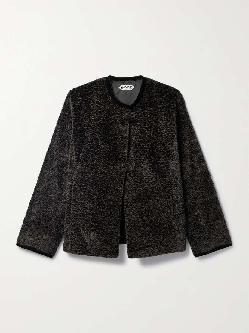 BODE Fitchberg Faux Shearling Jacket