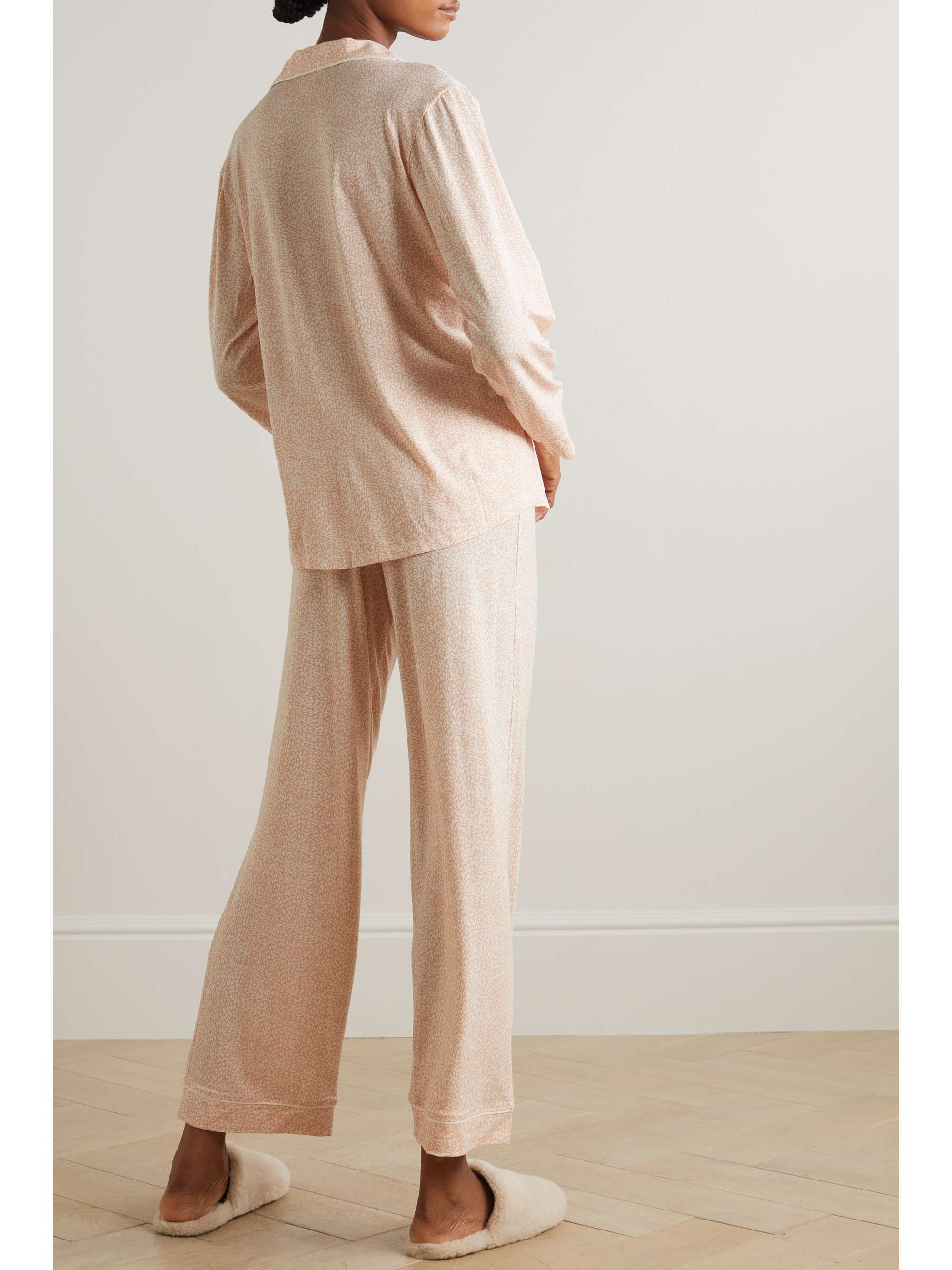 EBERJEY Gisele floral-print stretch-modal pajama set