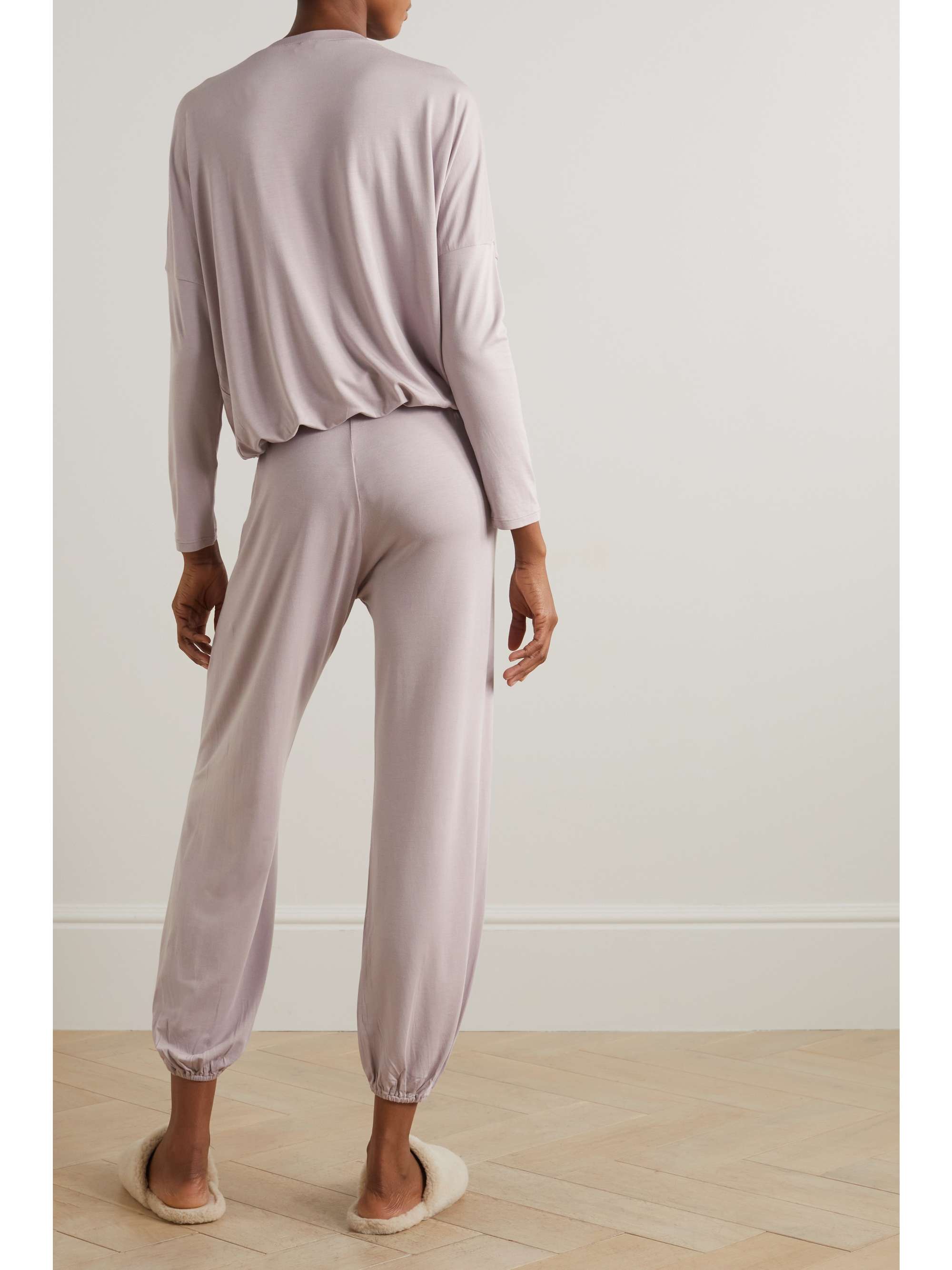 EBERJEY Gisele stretch-modal pajama set