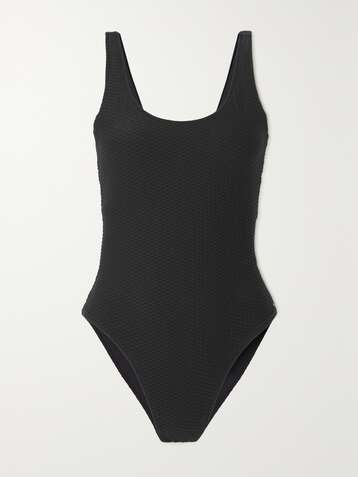 Anine Bing Jace Textured Recycled Swimsuit
