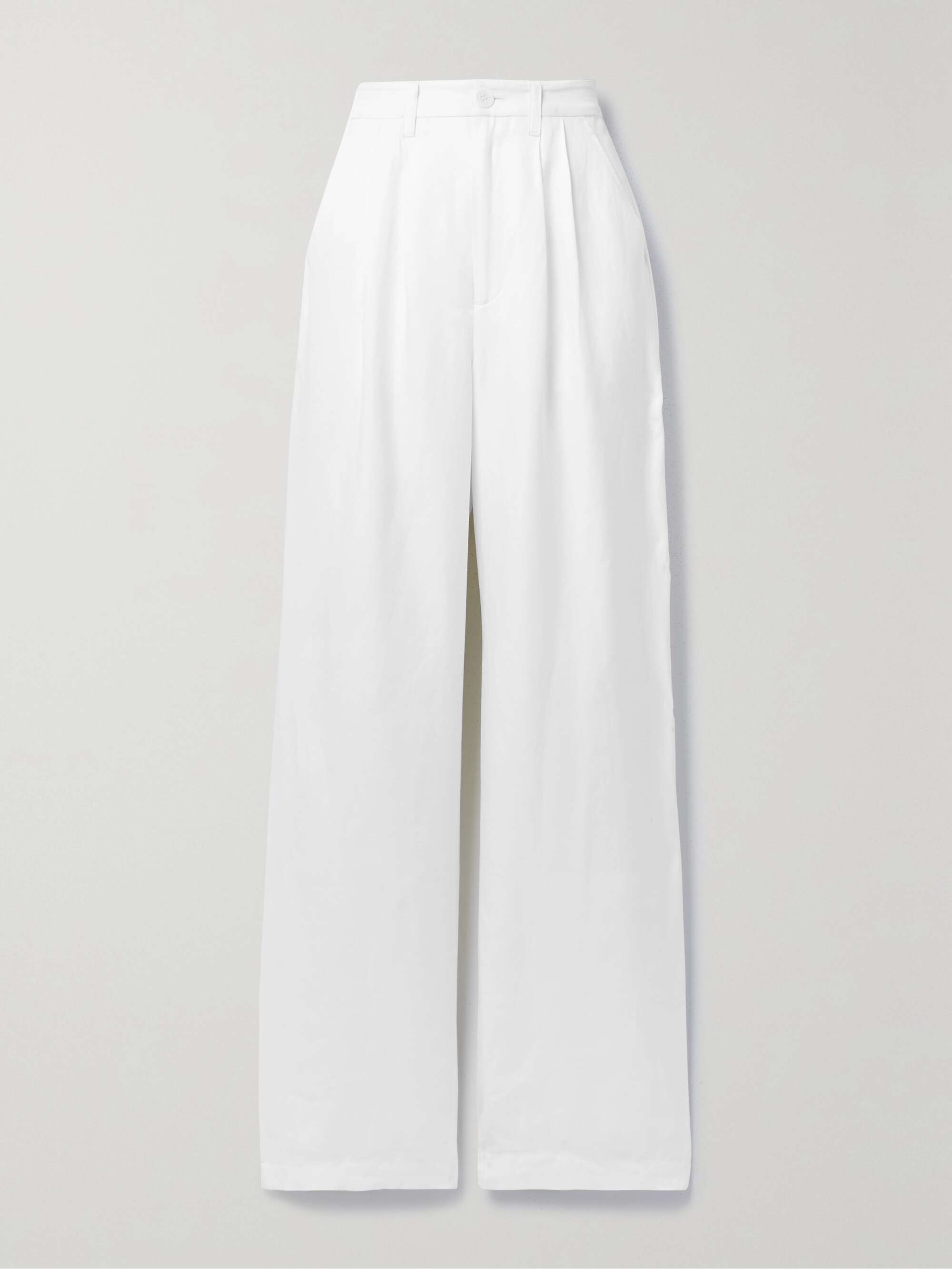 ANINE BING Carrie voile straight-leg pants