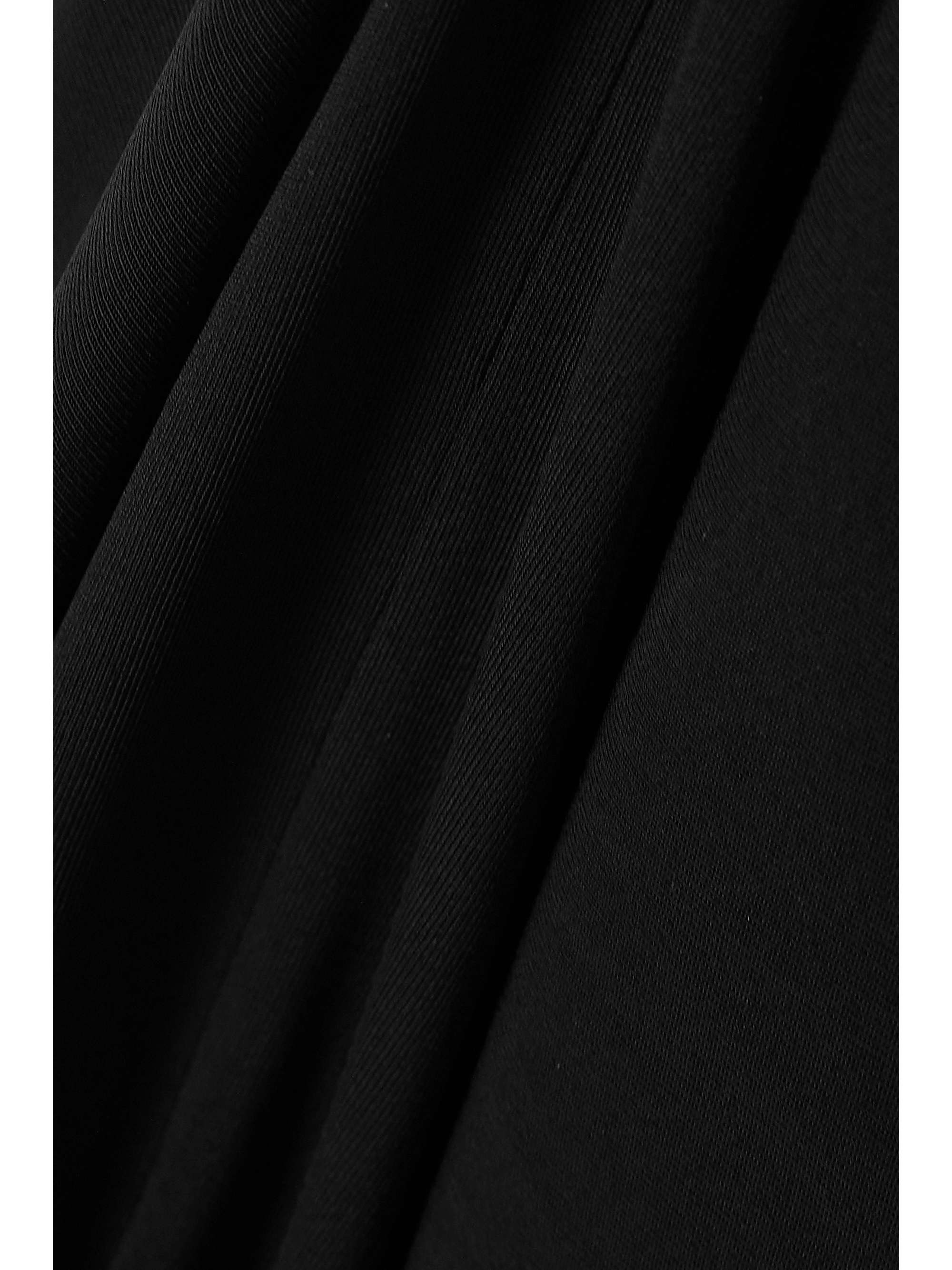 PETAR PETROV Syros striped satin-trimmed gathered jersey halterneck maxi dress