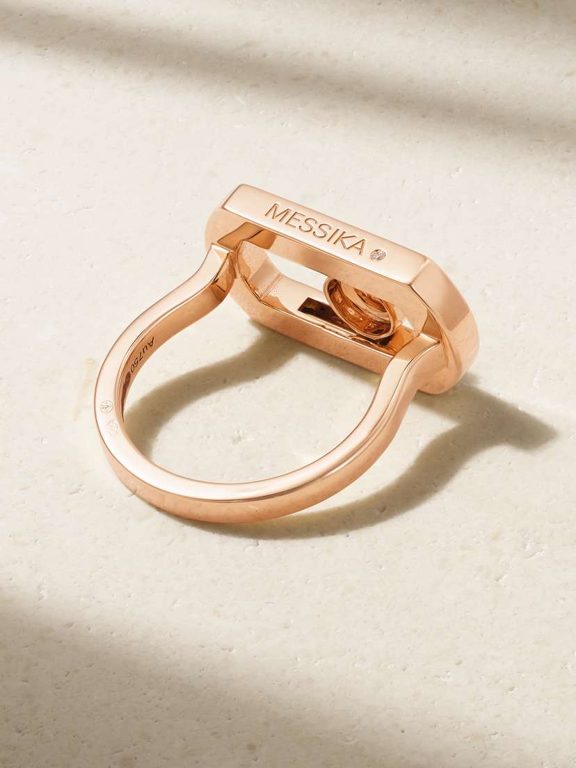 Messika So Move 18-karat Rose Gold Diamond Ring | Thumbnail 3 Messika So Move 18-karat Rose Gold Diamond Ring | Thumbnail 3