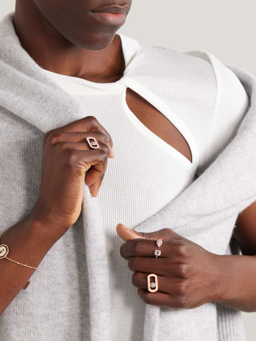 Messika So Move 18-karat Rose Gold Diamond Ring | Thumbnail 5 Messika So Move 18-karat Rose Gold Diamond Ring | Thumbnail 5