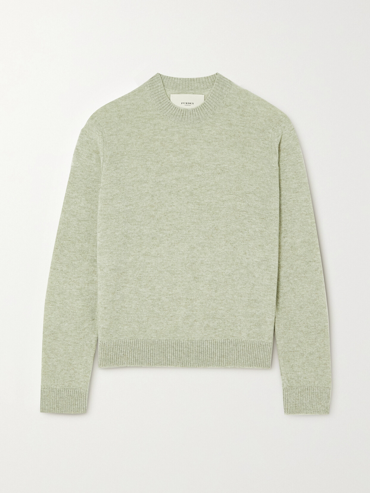 Purdey Cashmere Sweater In Green