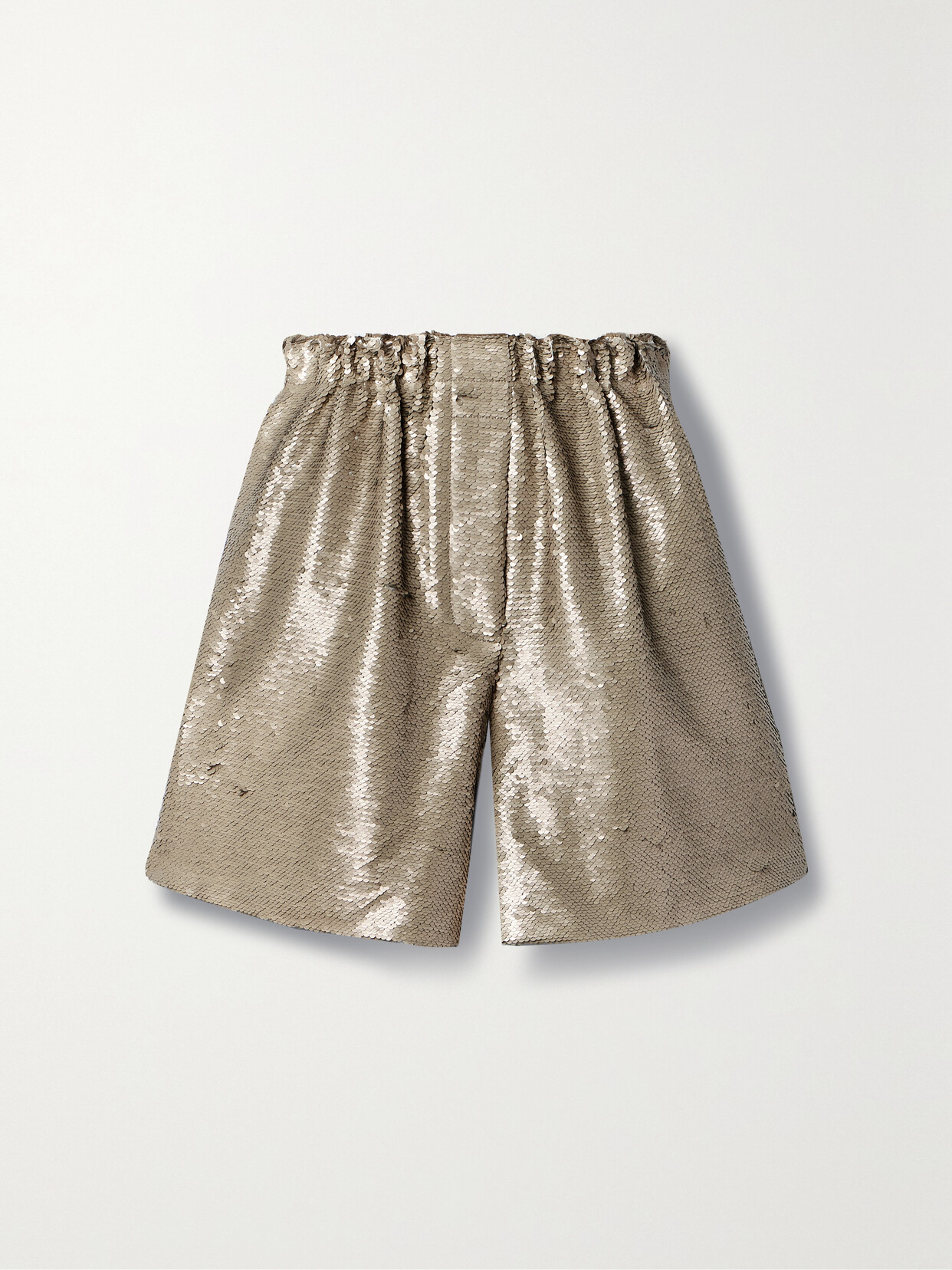 THE FRANKIE SHOP - Jazz Sequined Tulle Shorts - Metallic