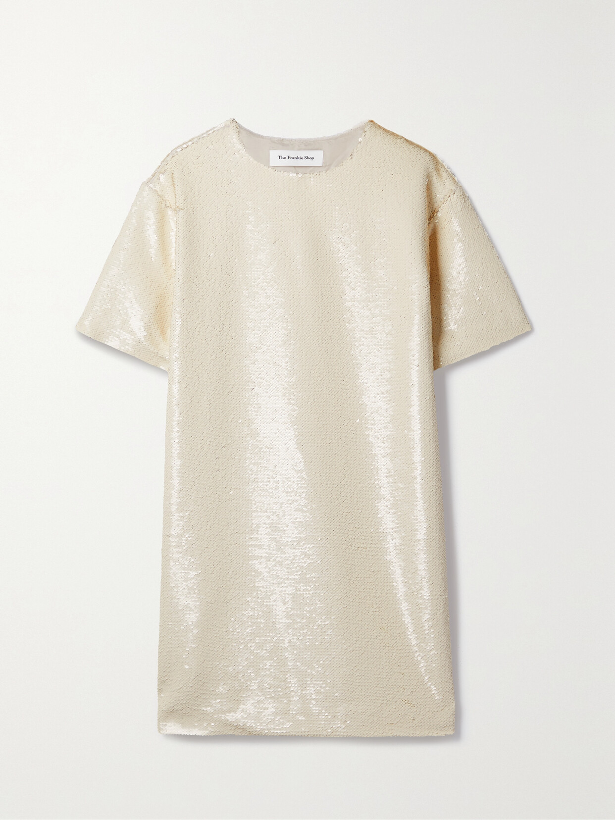 THE FRANKIE SHOP - Riley Sequined Tulle Mini Dress - Off-white