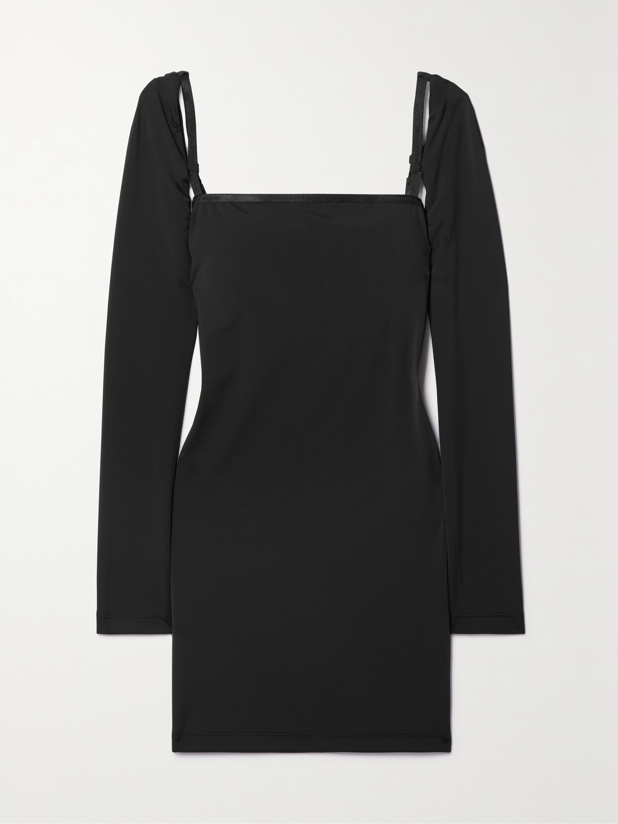 alexanderwang.t - Stretch-jersey Mini Dress - Black