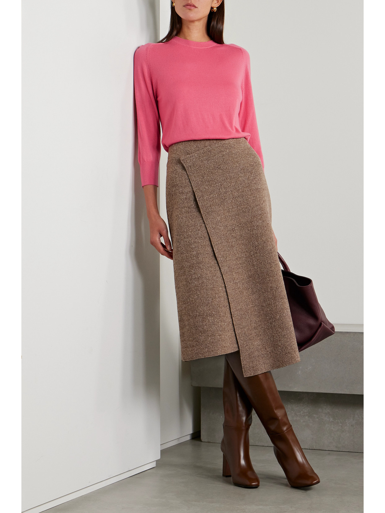 Shop Loro Piana Cashmere Sweater In Pink