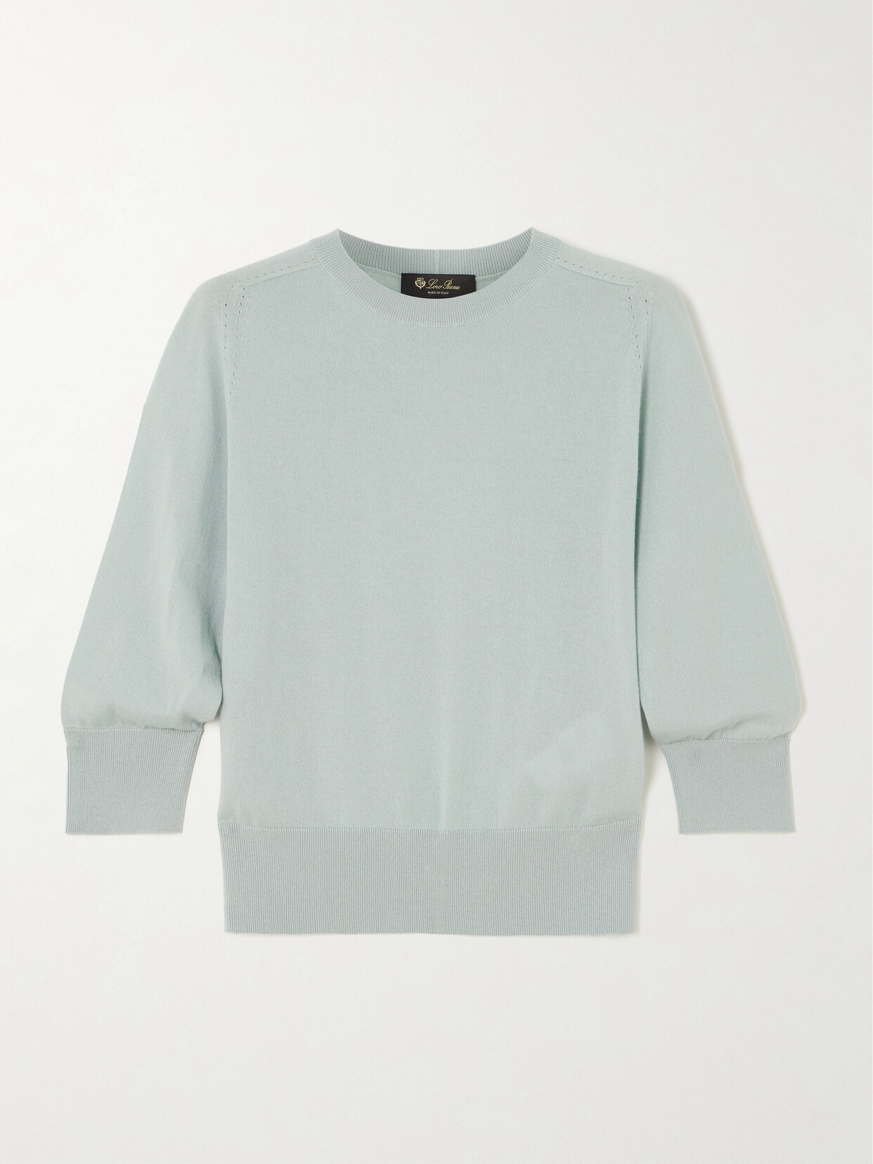 Loro Piana Cashmere Sweater In Blue