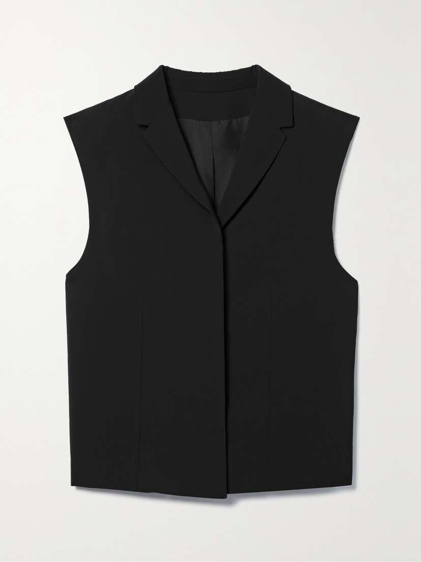 The Row Vestina Crepe Vest