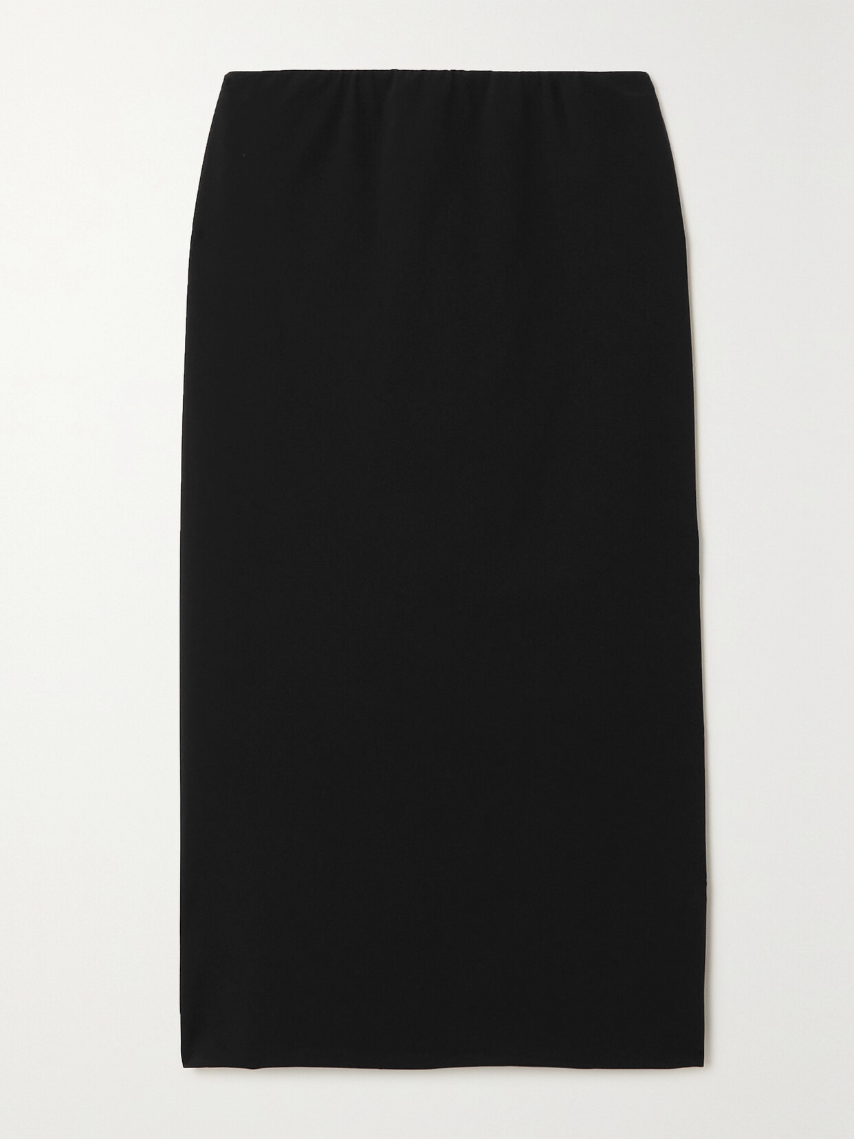 The Row - Alania Stretch-jersey Midi Skirt - Black