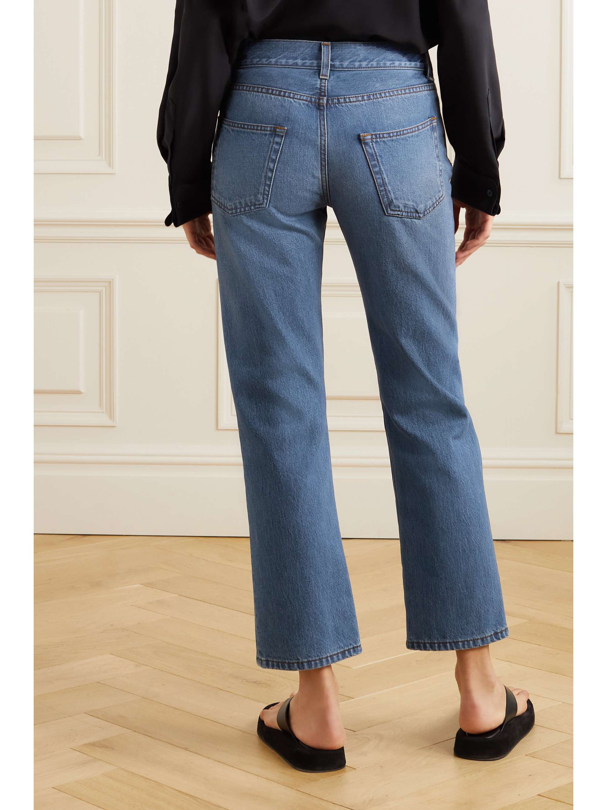 THE ROW Goldin low-rise straight-leg jeans | NET-A-PORTER