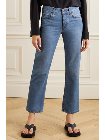 The Row Goldin low-rise straight-leg jeans