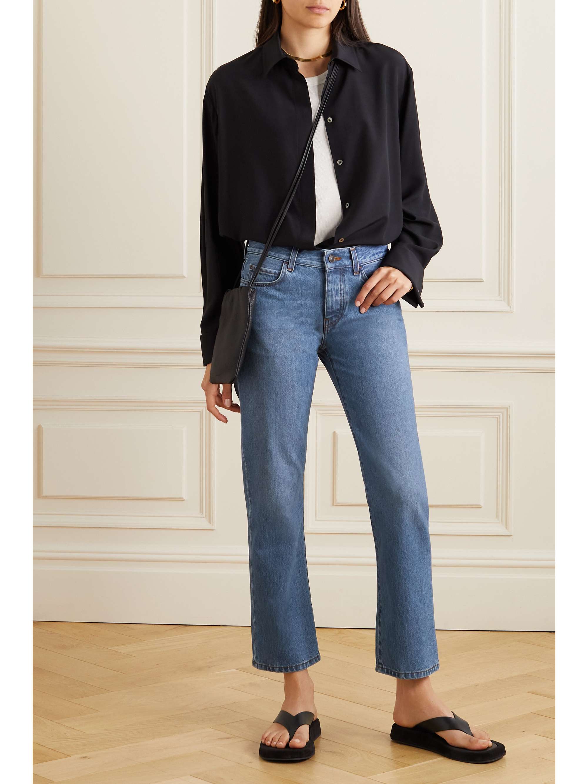 THE ROW Goldin low-rise straight-leg jeans | NET-A-PORTER