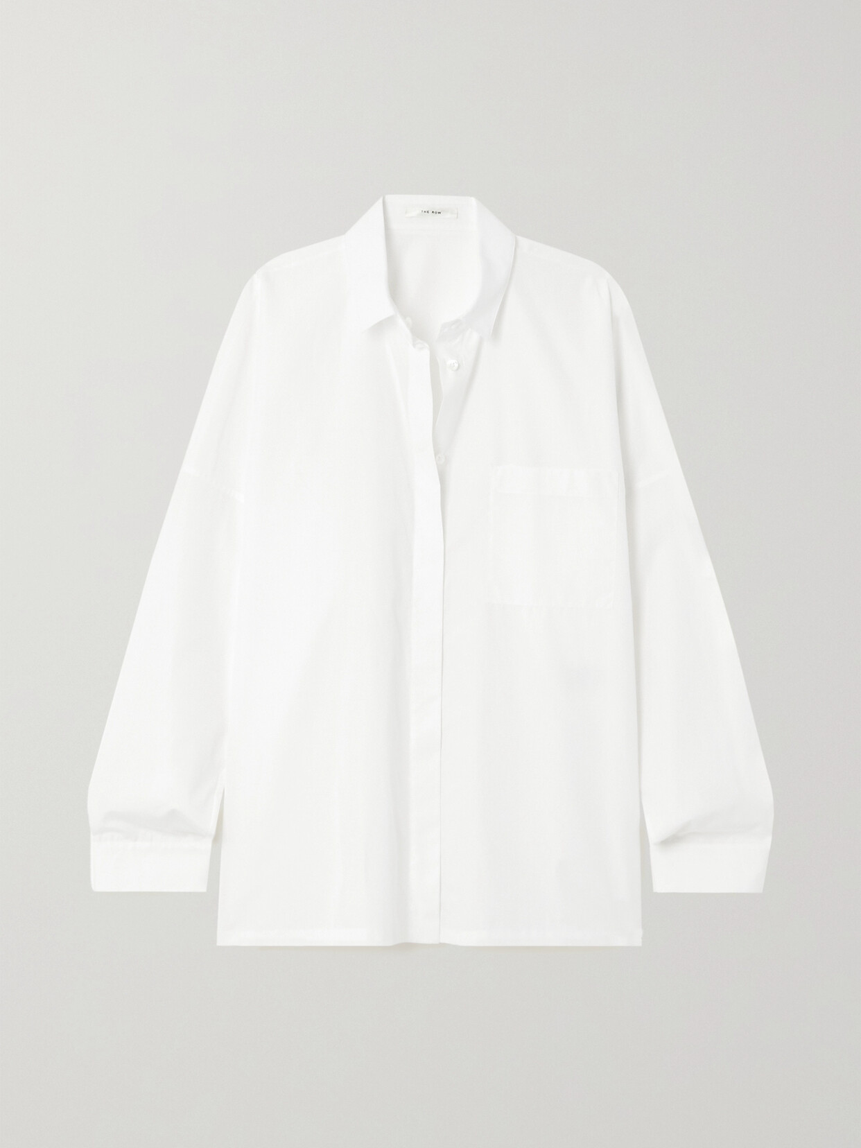 The Row - Concetta Cotton-poplin Shirt - White