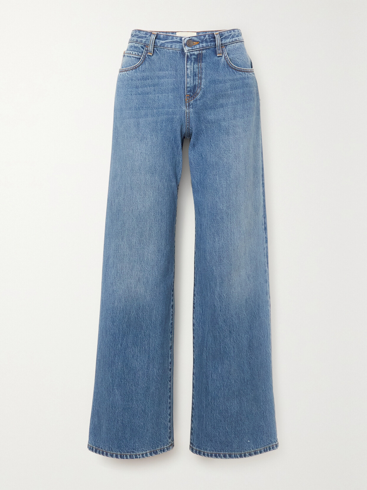 The Row Eglitta Mid-rise Straight-leg Jeans - Blue