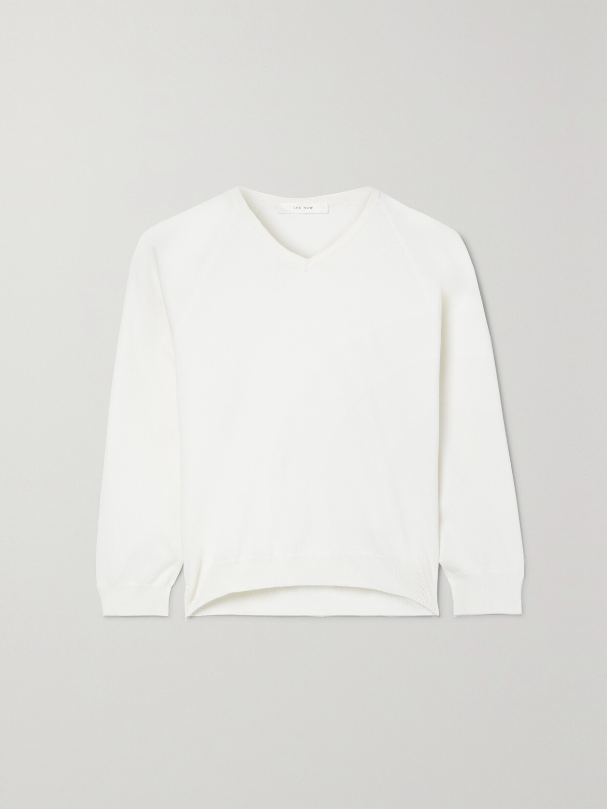 Shop The Row Corin Silk-blend Sweater In White