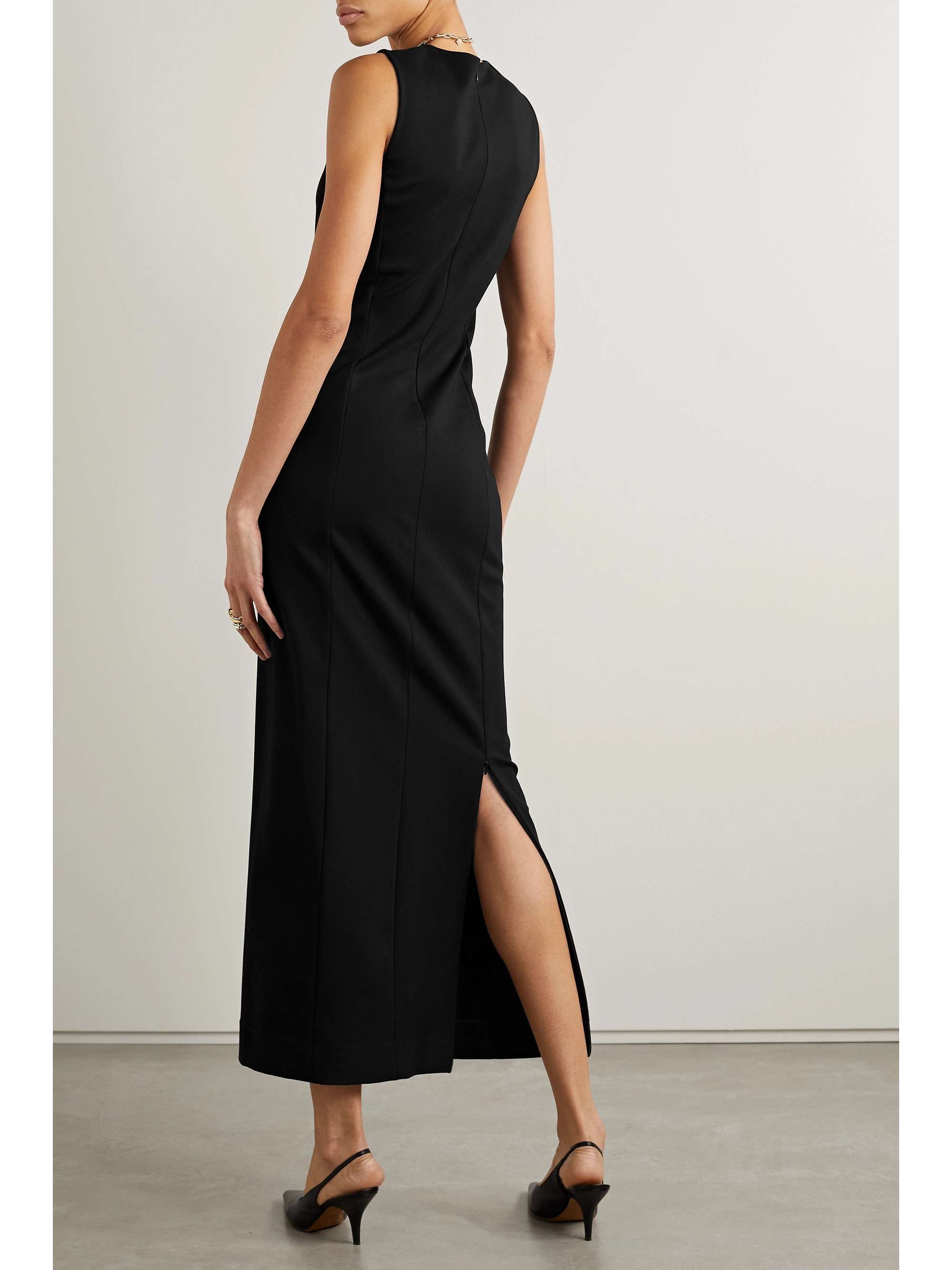 THE ROW Opal stretch-jersey midi dress | NET-A-PORTER