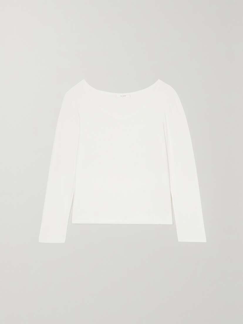 The Row Raya Stretch-jersey Top -  - x large