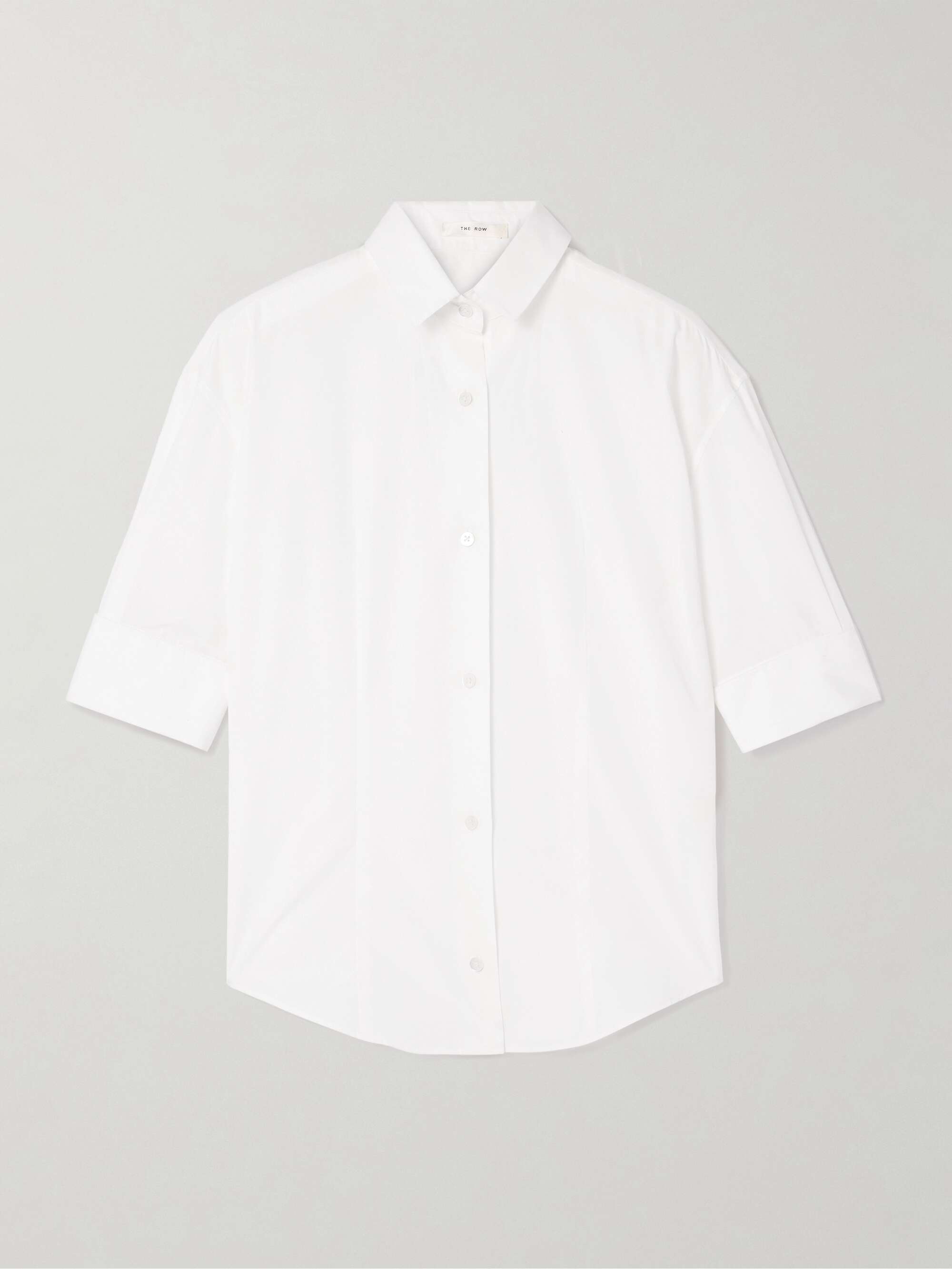 THE ROW Ace cotton-poplin shirt | NET-A-PORTER