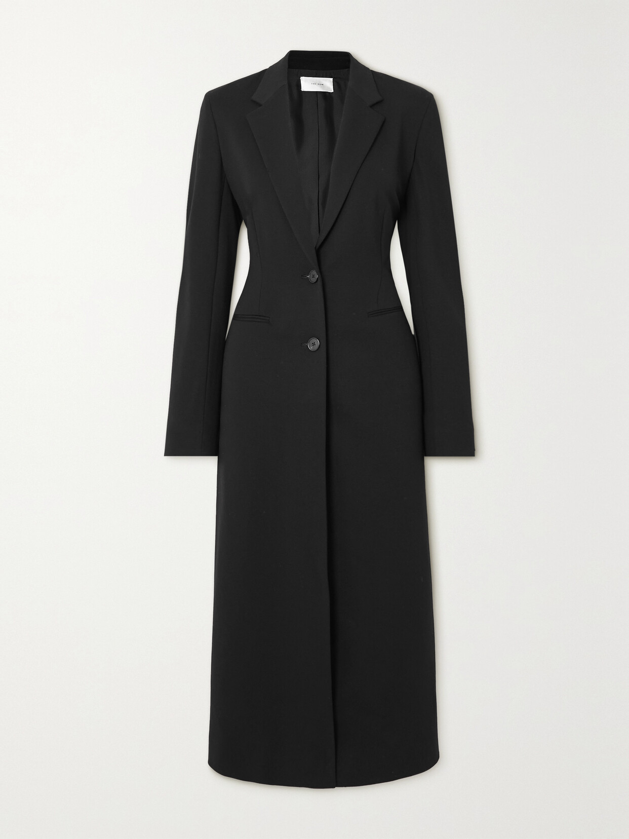 Shop The Row Kitan Woven Coat In Black