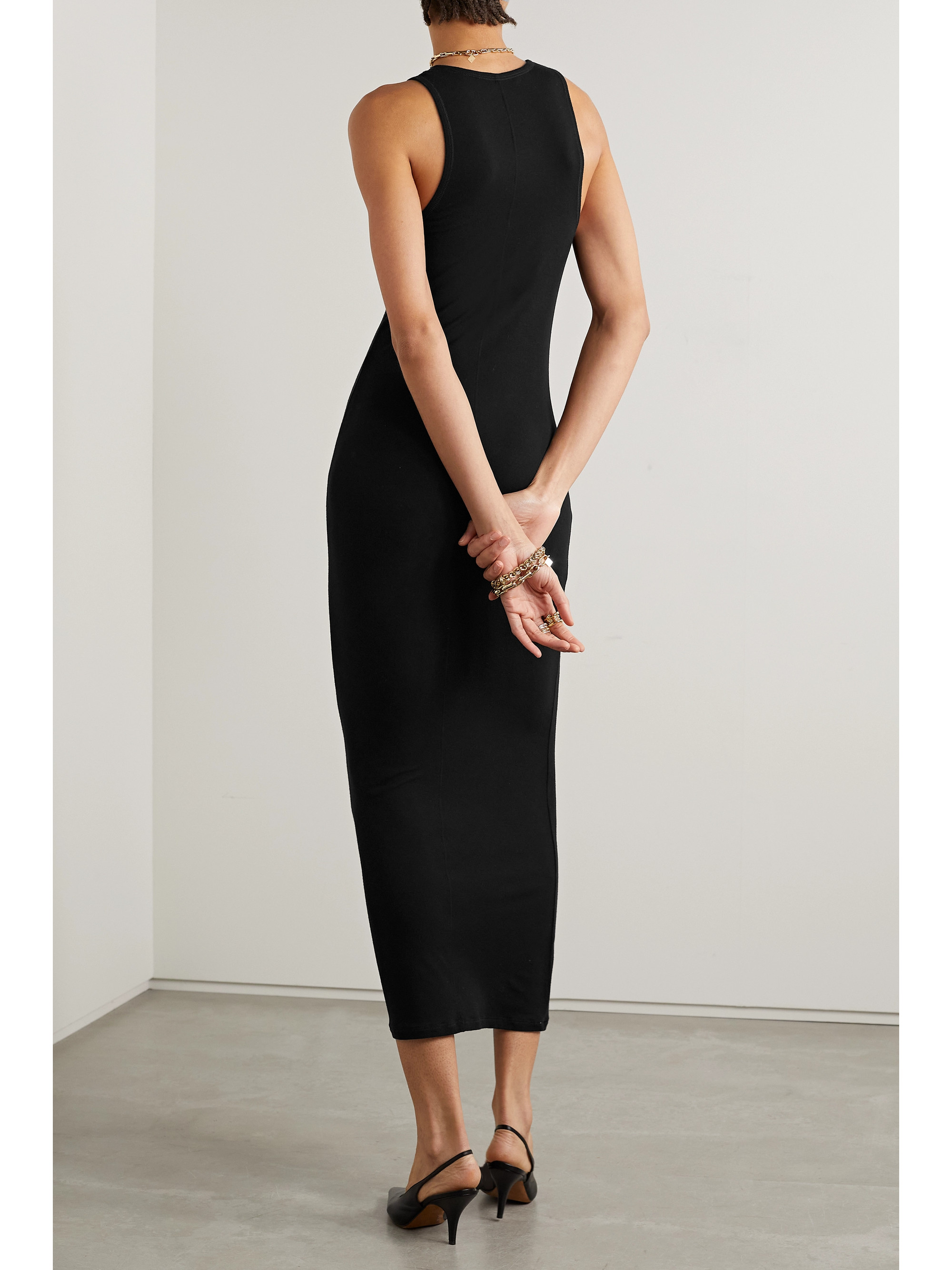 The Row Kean stretch-jersey midi dress