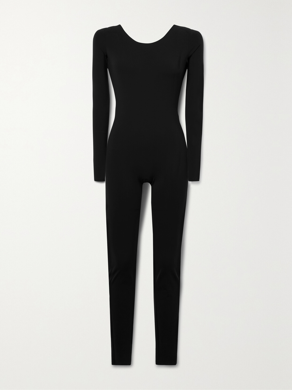 The Row - Napali Open-back Stretch-jersey Jumpsuit - Black