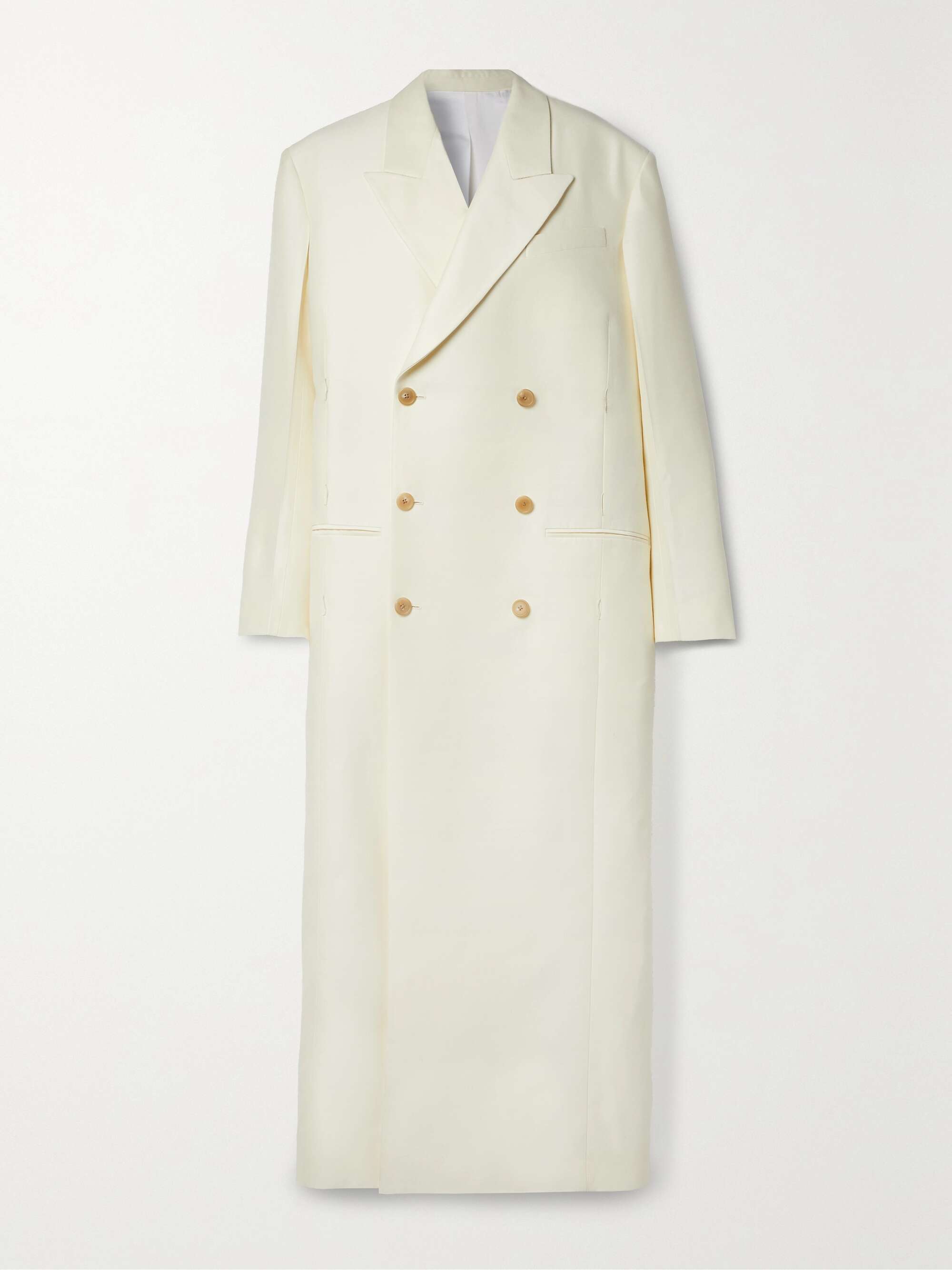 THE ROW Catena oversized wool and silk-blend cady coat | NET-A-PORTER