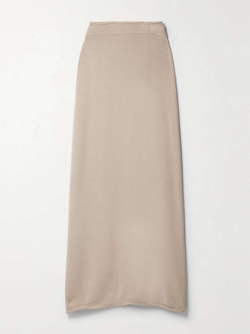 The Row — Calista cotton midi skirt