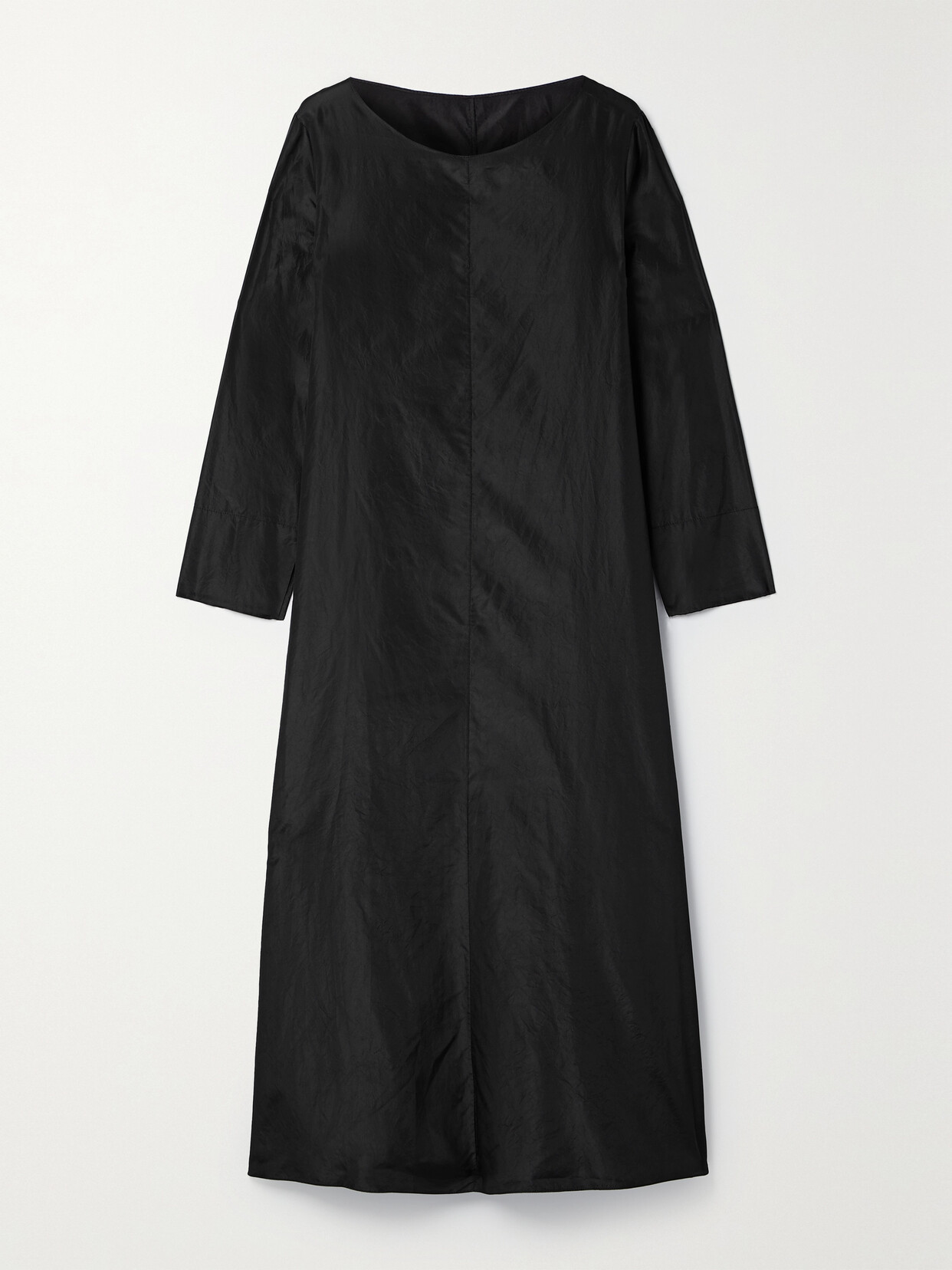 The Row - Martha Silk Midi Dress - Black