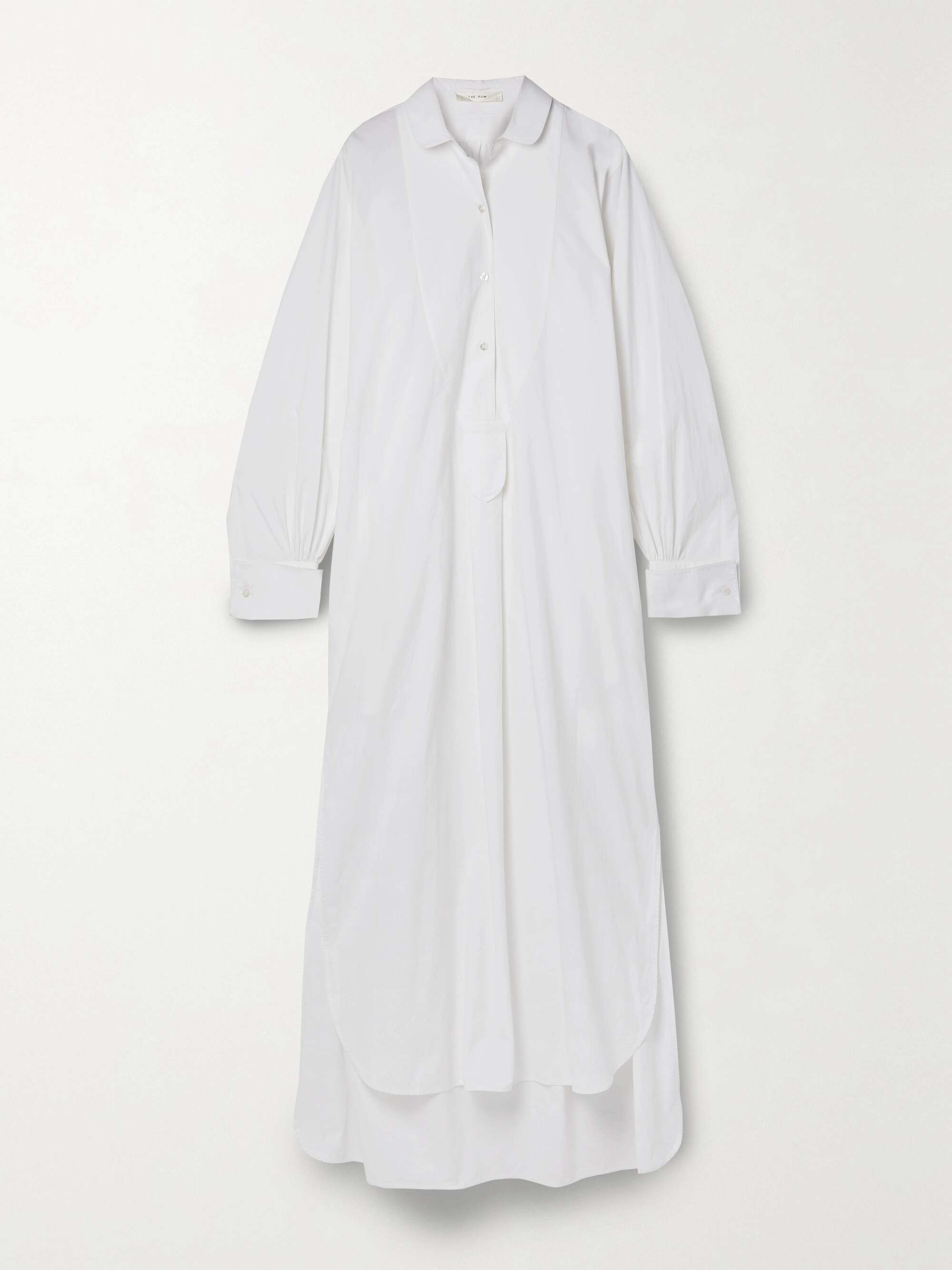 THE ROW Cosette cotton-poplin maxi shirt dress | NET-A-PORTER