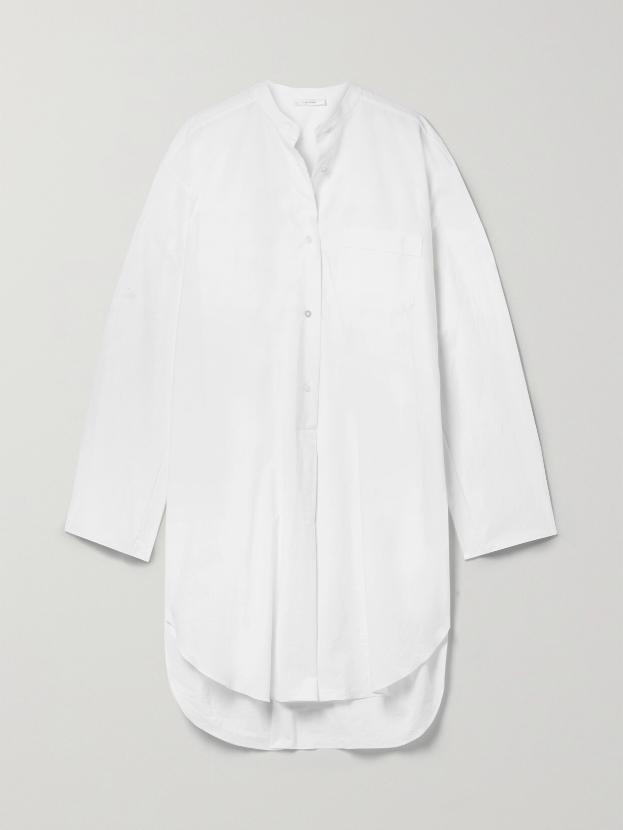 The Row - Come Cotton-poplin Tunic - White