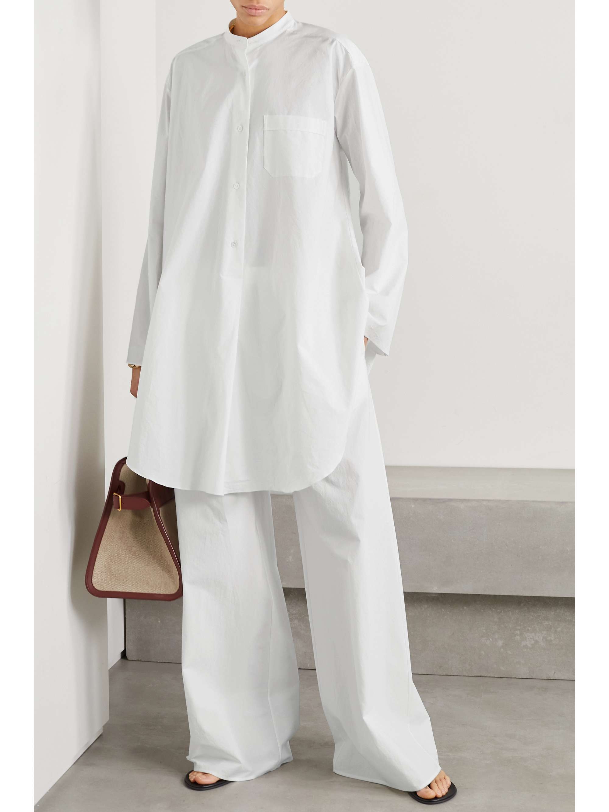 THE ROW Come cotton-poplin tunic