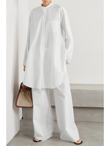 The Row Come cotton-poplin tunic
