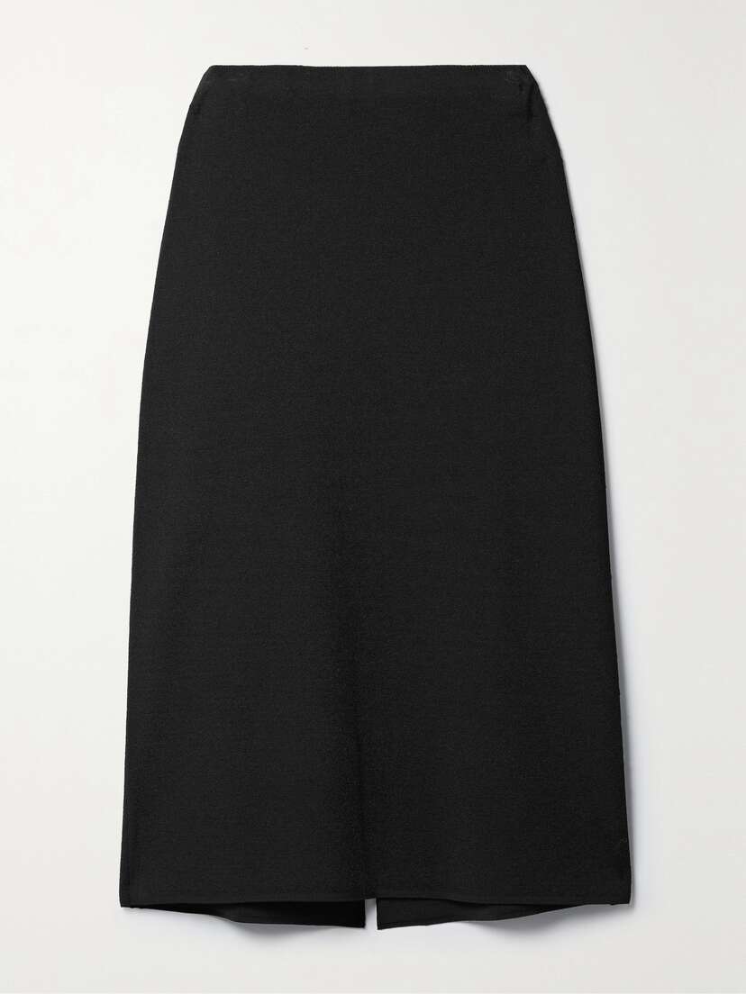 The Row Cason Stretch-knit Midi Skirt - x large