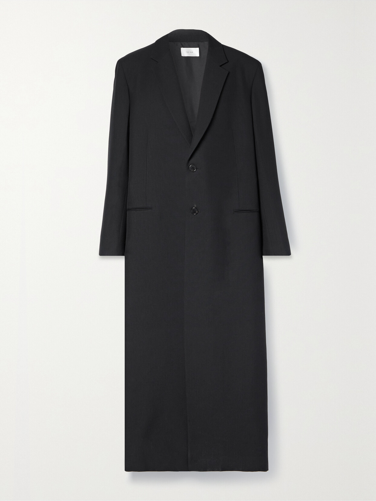 The Row - Cheval Oversized Wool And Mohair-blend Coat - Black