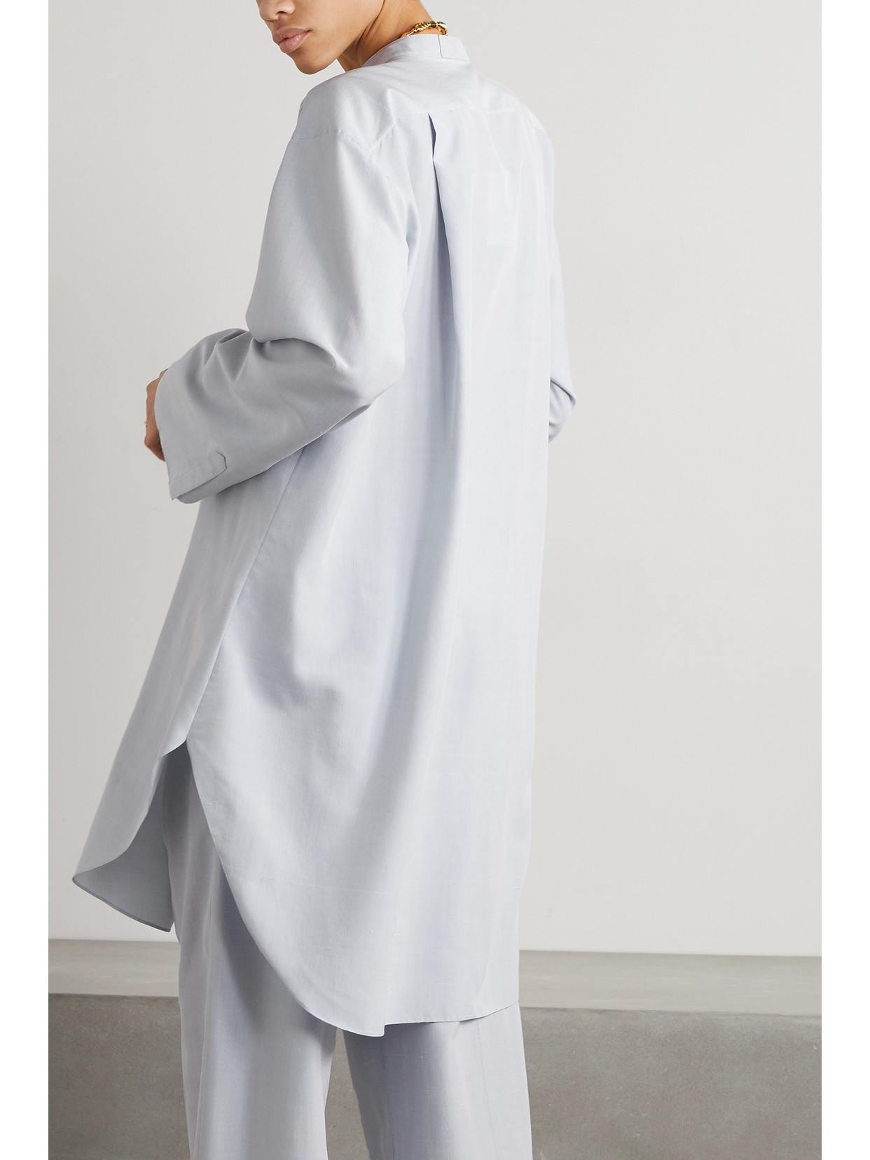 Come Oversized Silk Tunic