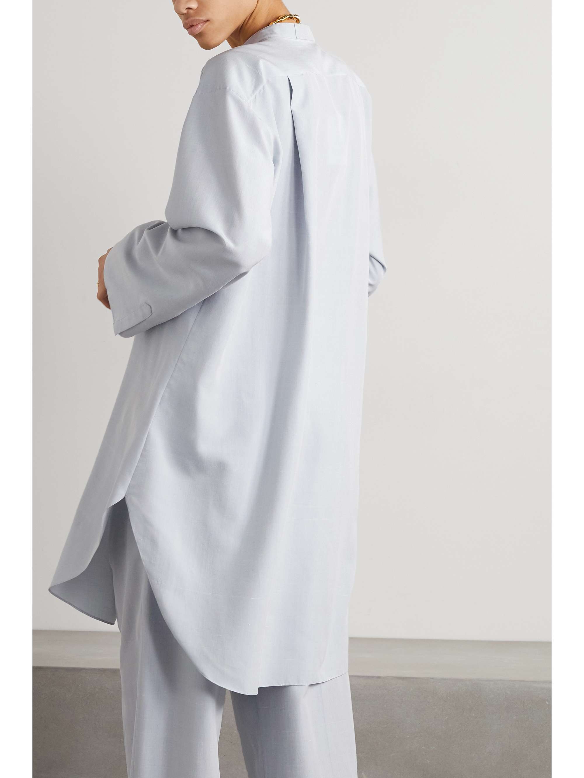 THE ROW Come oversized silk tunic