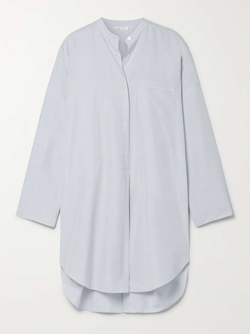 The Row Come Oversized Silk Tunic