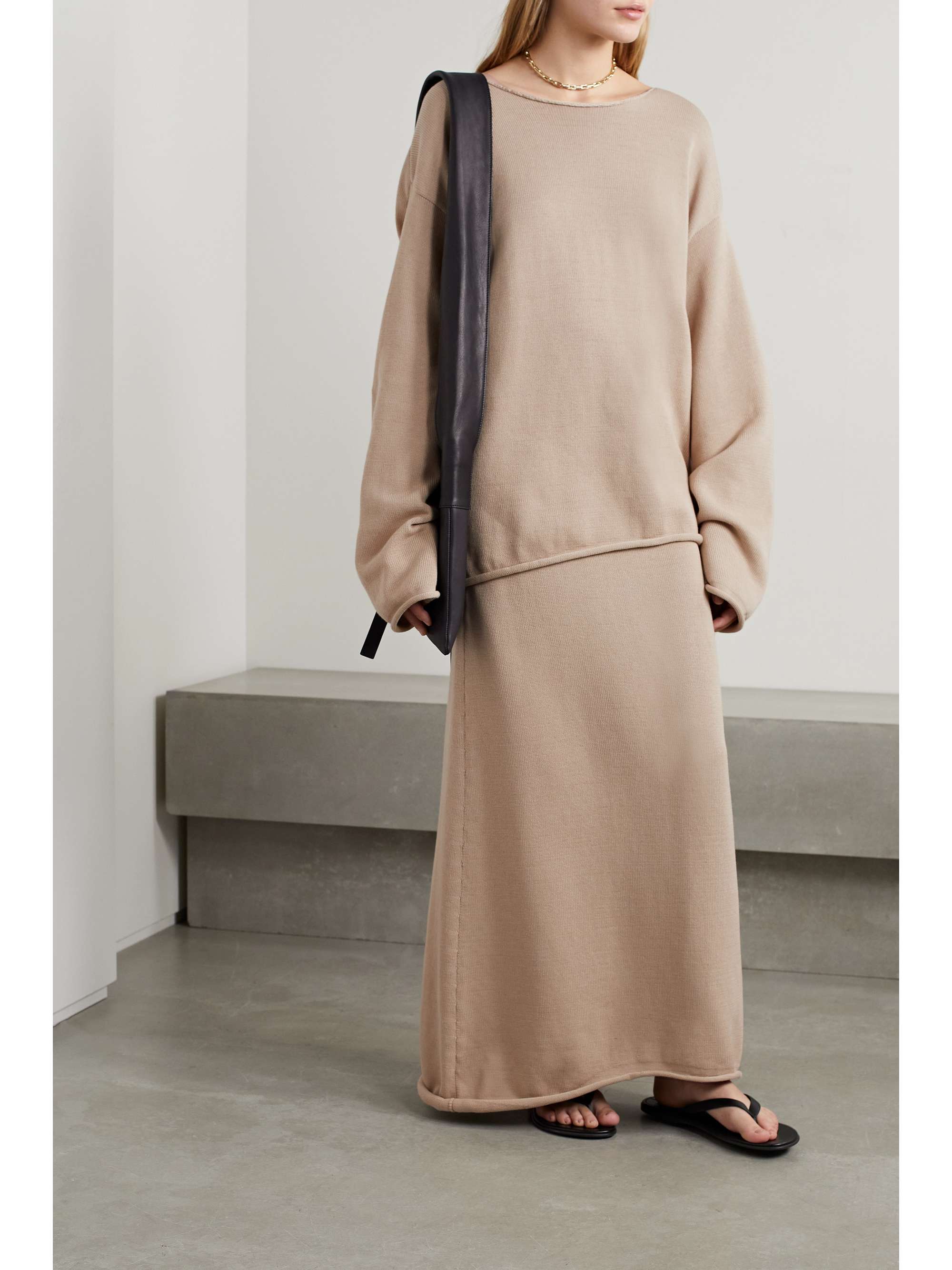 THE ROW Calas oversized cotton sweater
