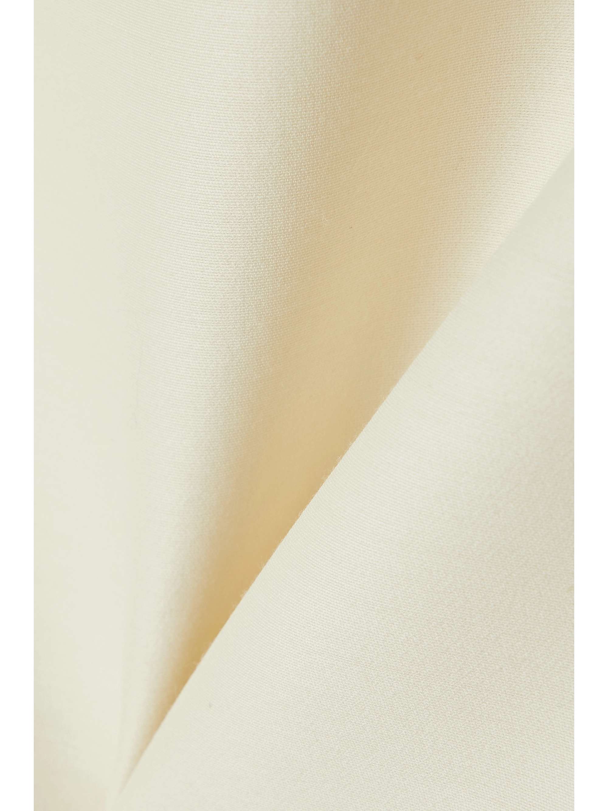 THE ROW Nita strapless wool and silk-blend cady midi dress