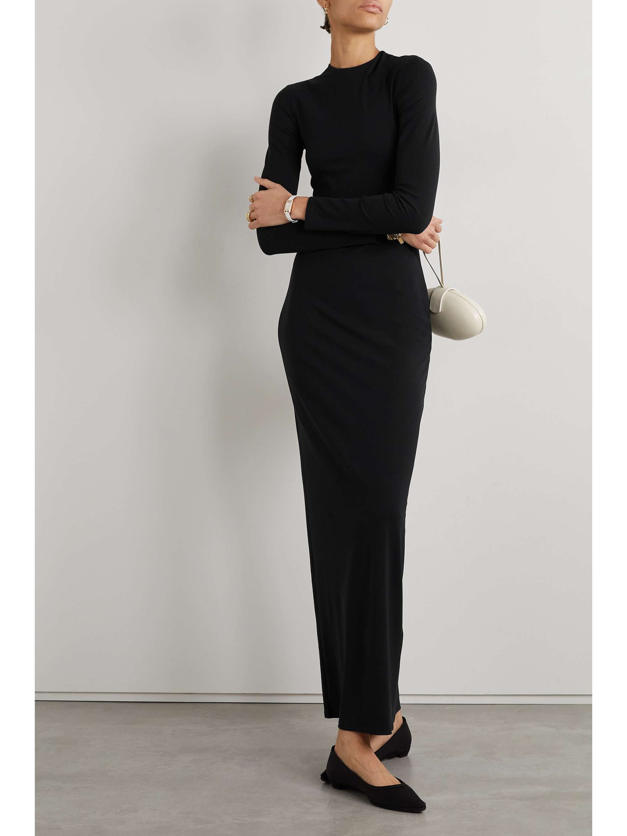 THE ROW Wai stretch-jersey maxi dress