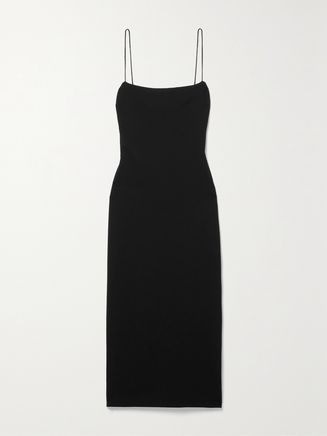 The Row - Haku Stretch-jersey Midi Dress - Black