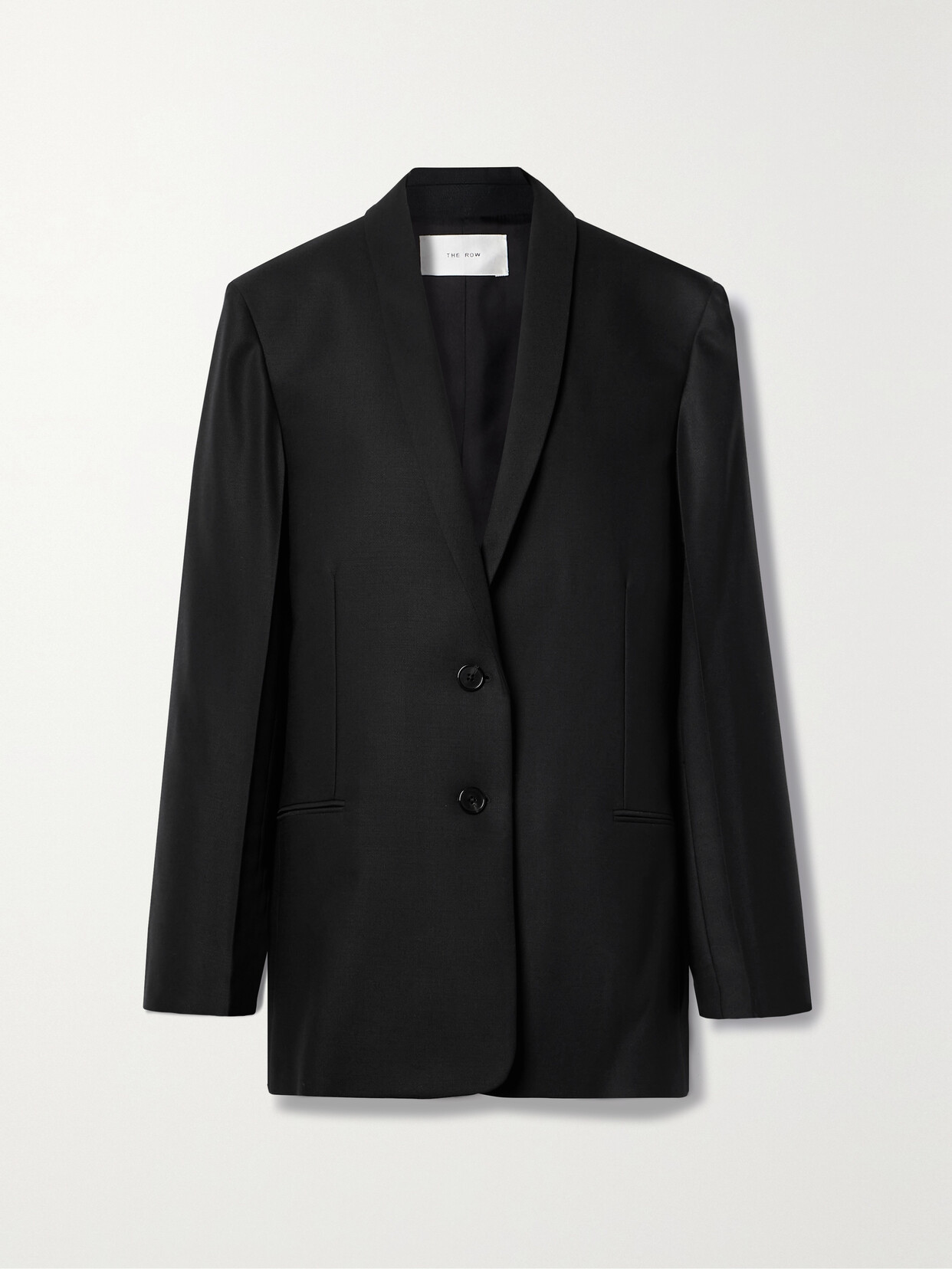 The Row - Cowal Cutout Wool And Mohair-blend Blazer - Black