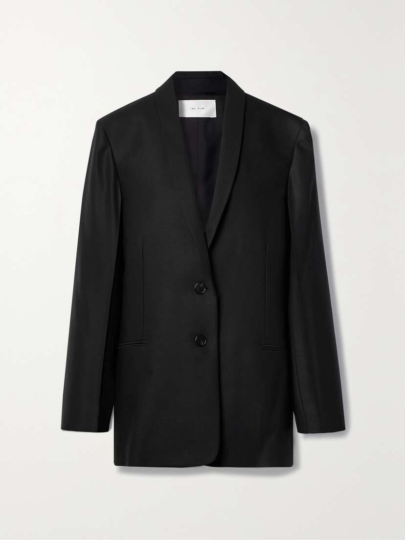 The Row Cowal Cutout Wool And Mohair-blend Blazer
